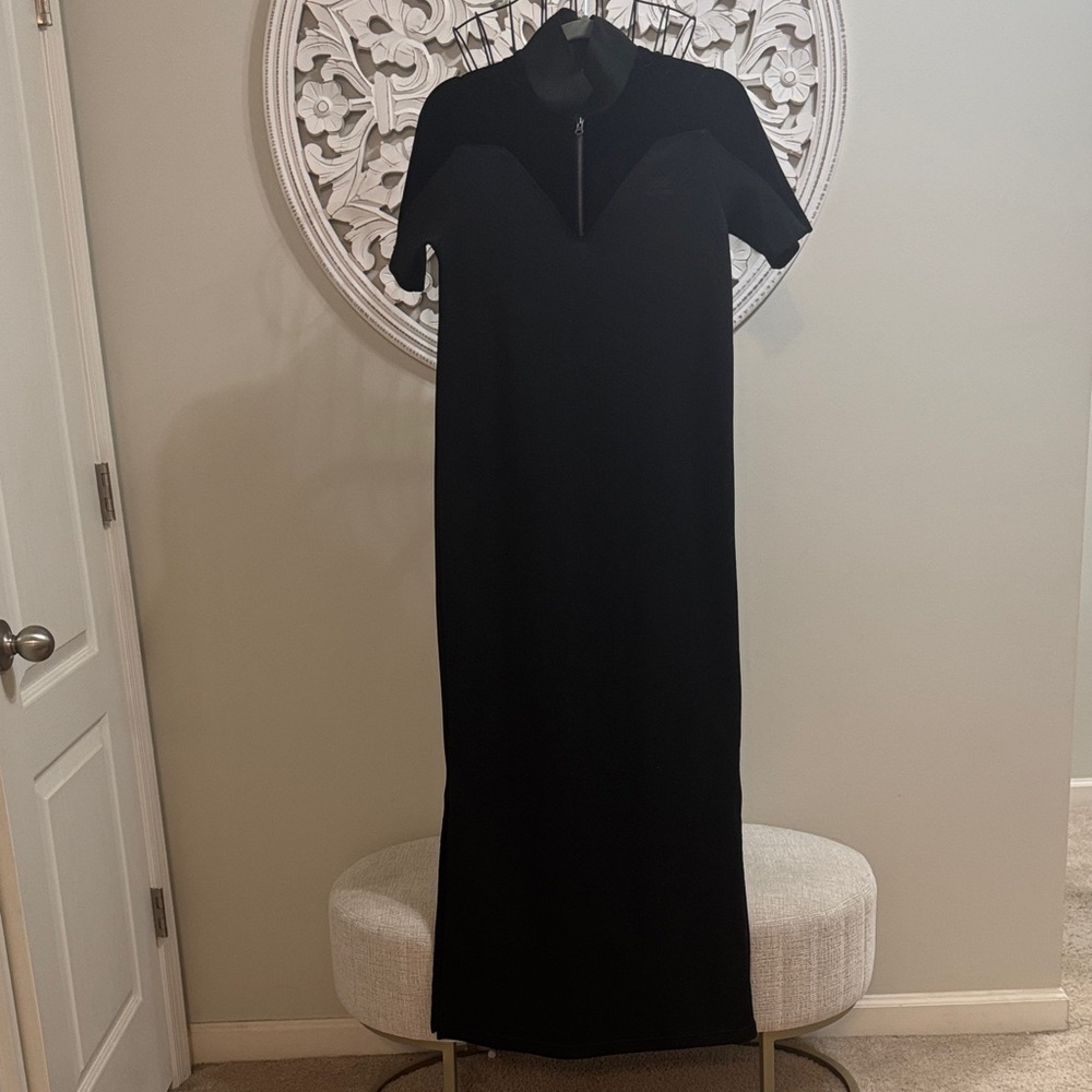 Adidas Sporty Black Short Sleeve Dress